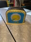 Vintage Ohio Art Mini Yawning Daisy Tin Toy Toaster