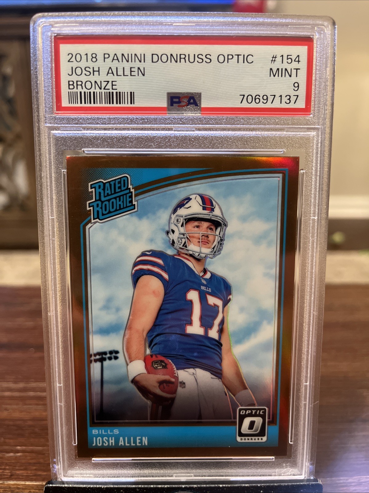 2018 Donruss Optic - Rated Rookie Josh Allen #154 Bronze Prizm (RC)