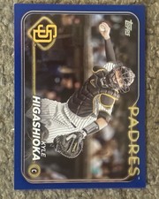 2024 Topps Series 2 - Kyle Higashioka #512 Royal Blue - San Diego Padres