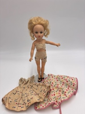 1950s Miss Nancy Ann 10'' Fashion Blonde Doll W Bra & Shoes Earrings