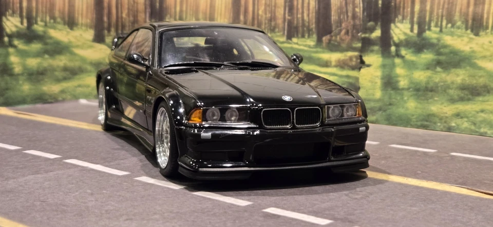 RARE 1:18 UT Models BMW E36 M3 BLACK Diecast Model **READ** - Image 2 of 4