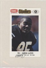 1990 Giant Eagle Pittsburgh Steelers Police Greg Lloyd #95 3c7