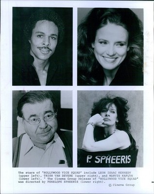 News Actor Hollywood Vice Squad Leon Isaac Kennedy Trish Van Devere Photo 8x10