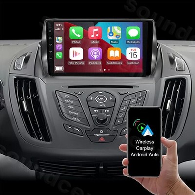 For Ford Escape 2013-2016 Wireless Carplay Android 15 Car Stereo Radio GPS 4+64G