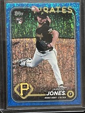 2024 Topps Update Series - Debut Jared Jones #US95 Blue Holo Foilboard /999 (RC)