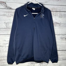 Nike Dri-Fit Georgetown University Hoyas 1/4 Zip Pullover Jacket Men’s Large