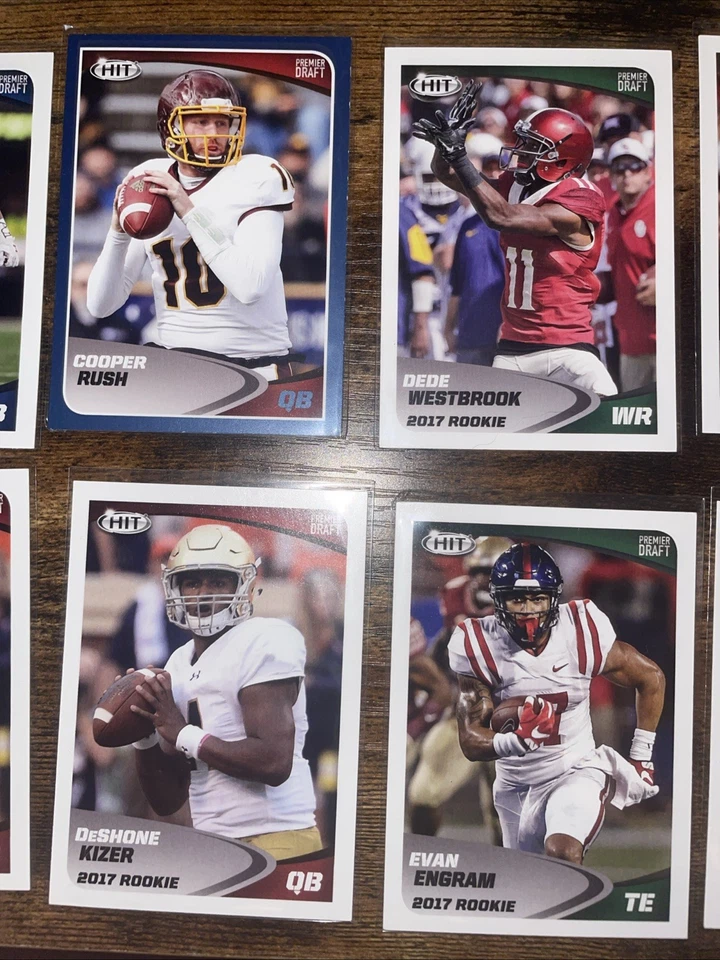 Hit Sage Premier Draft Lot of 64 Cards College and NFL RC Cards - Изображение 2 из 4