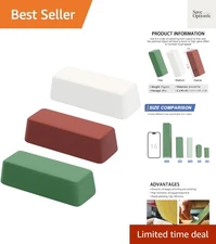 3-Pack Buffing Polishing Compound Set - Perfect for Metals Like Gold & Silver