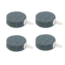 AQUANEAT Air Stone Disc, 4 Packs, Aerator Bubble Diffuser, 1.5 inch, white