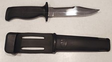Dacor Stainless Steel Scuba Dive Knife with Rubber Sheath