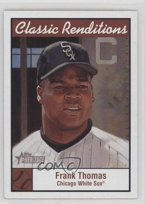 2001 Topps Heritage Classic Renditions Frank Thomas #CR7 HOF 0x0k