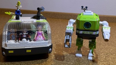 Playmobil Super 4 - 6692 Technopolis Team-Truck + 6693 Cleano Roboter - TOP
