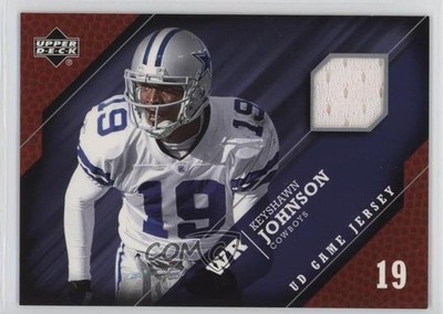 2005 Upper Deck UD Game Jerseys Keyshawn Johnson #GJ-KE s1i