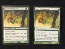 MTG - Aspect of Mongoose - Time Spiral - Set of 2 - LP (Magic: The Gathering)