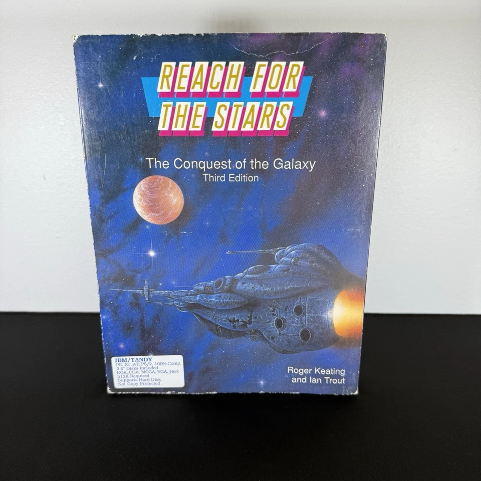 Reach for the Stars Third Edition – Rare IBM Tandy PC Big Box Complete - Image 2 of 4