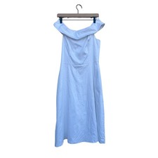 Calvin Klein White Off Shoulder Dress, Fit and Flare, Size 4