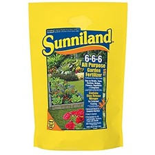 Sunniland All Purpose Lawn & Garden Fertilizer 6-6-6 – 10 lb Balanced Plant Food 2.10 per gallon