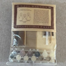 Gail Wilson Museum Folk Doll Series Set of Three 5" Painted Cloth Angels Kit