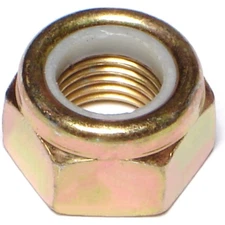 014973278809 Nylon Insert Lock Nuts, 14mm-1.50, Piece-4, Yellow