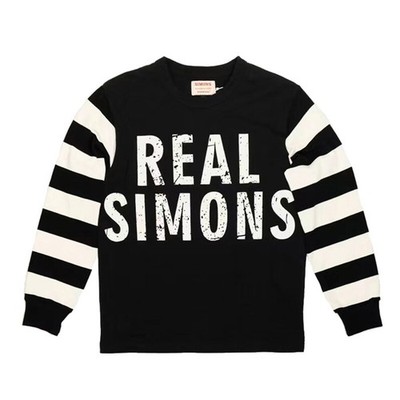 Vintage Herren Striped Prisoner Long Sleeve Cotton Motorrad Race Casual T-Shirt