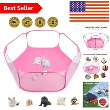 Innovative Folding Pet Playpen - Ideal 47" x 39" Tent for Cats Small Pets