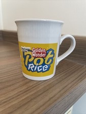 Vintage Golden Wonder POT RICE Pot Noodle Ceramic 1990s Mug Cup