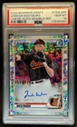 2020 Bowman Draft Jordan Westburg Chrome Auto 1st Sparkle Refractor #/71 PSA 10