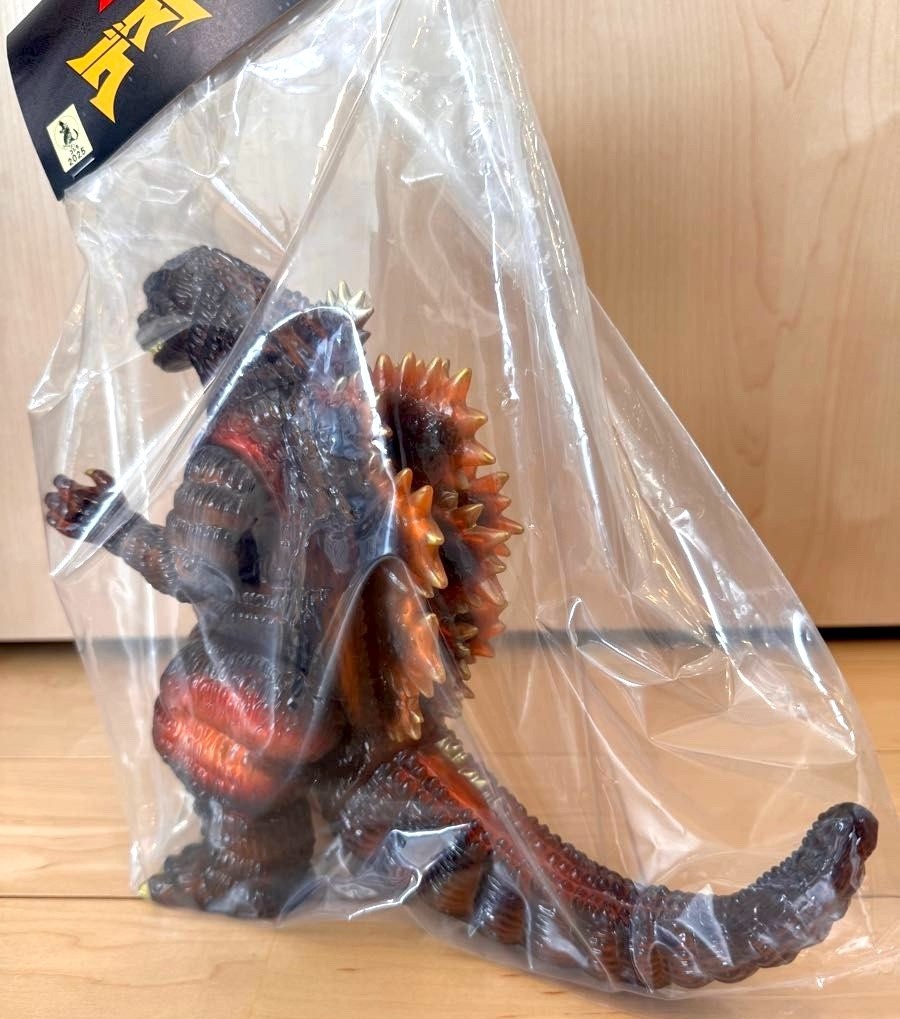 Godzilla 1995 DesuGoji Medicomtoy MCT Clear Orange Burning