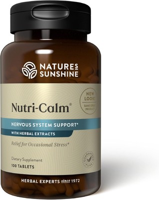 Nature's Sunshine Nutri-Calm- Herbal Stress Relief 100 Count (Pack of 1) 