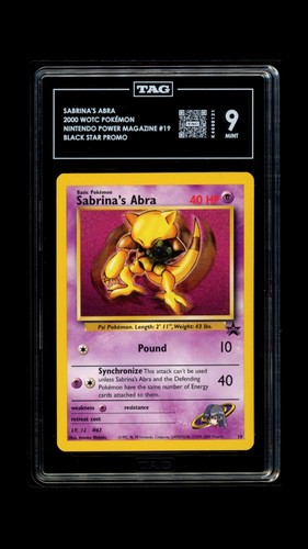 Sabrina's Abra graded TAG 9 for sale on eBay