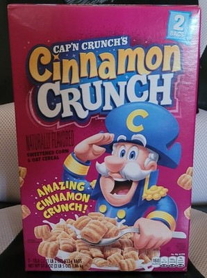  Cap'n Crunch Cinnamon Crunch 37.6oz box (2 18.8oz bags)