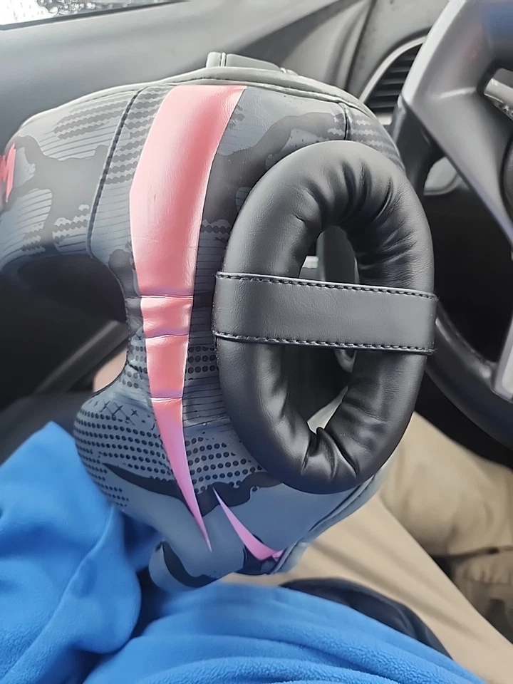 Tocado protector rosa Venum Elite Boxing MMA talla única kickboxing  Foto 4 de 4