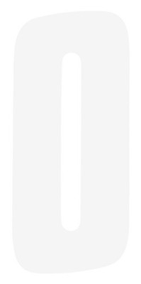 Factory Effex 6'' Factory Number #0 White 3-Pack
