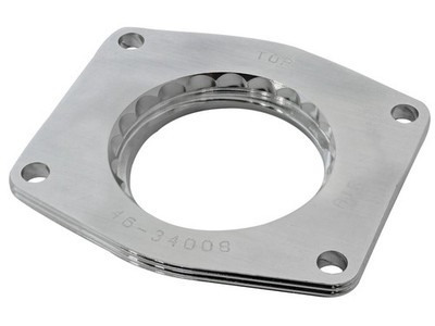 AFE POWER Silver Bullet Throttle B ody Spacer Kit GM Silver- 46-34008