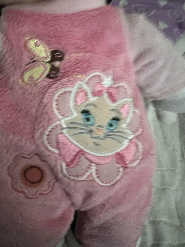 DISNEY Minnie Mouse Stuffed Doll 13” in Aristocats’ Marie Pajamas “Rare Find” - Image 2 of 4