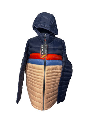 Cotopaxi Fuego Down Hooded Jacket Women's Plus 2X Ink/Rosewood 800 Fill NWT