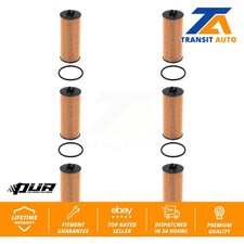 Engine Cartridge Oil Filter (6 Pack) For Mercedes-Benz G63 AMG S550 GLE63 S E63