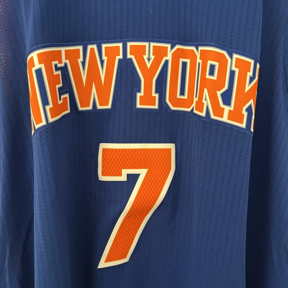 Adidas New York Knicks Carmelo Anthony Jersey Mens L Large Swingman Authentic - Image 3 of 4