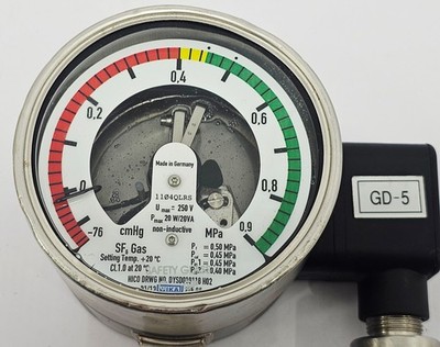 WIKA GDM-100 Gasdichtemonitor 133.52.100 SF6 -76cmHg 0.9 MPa