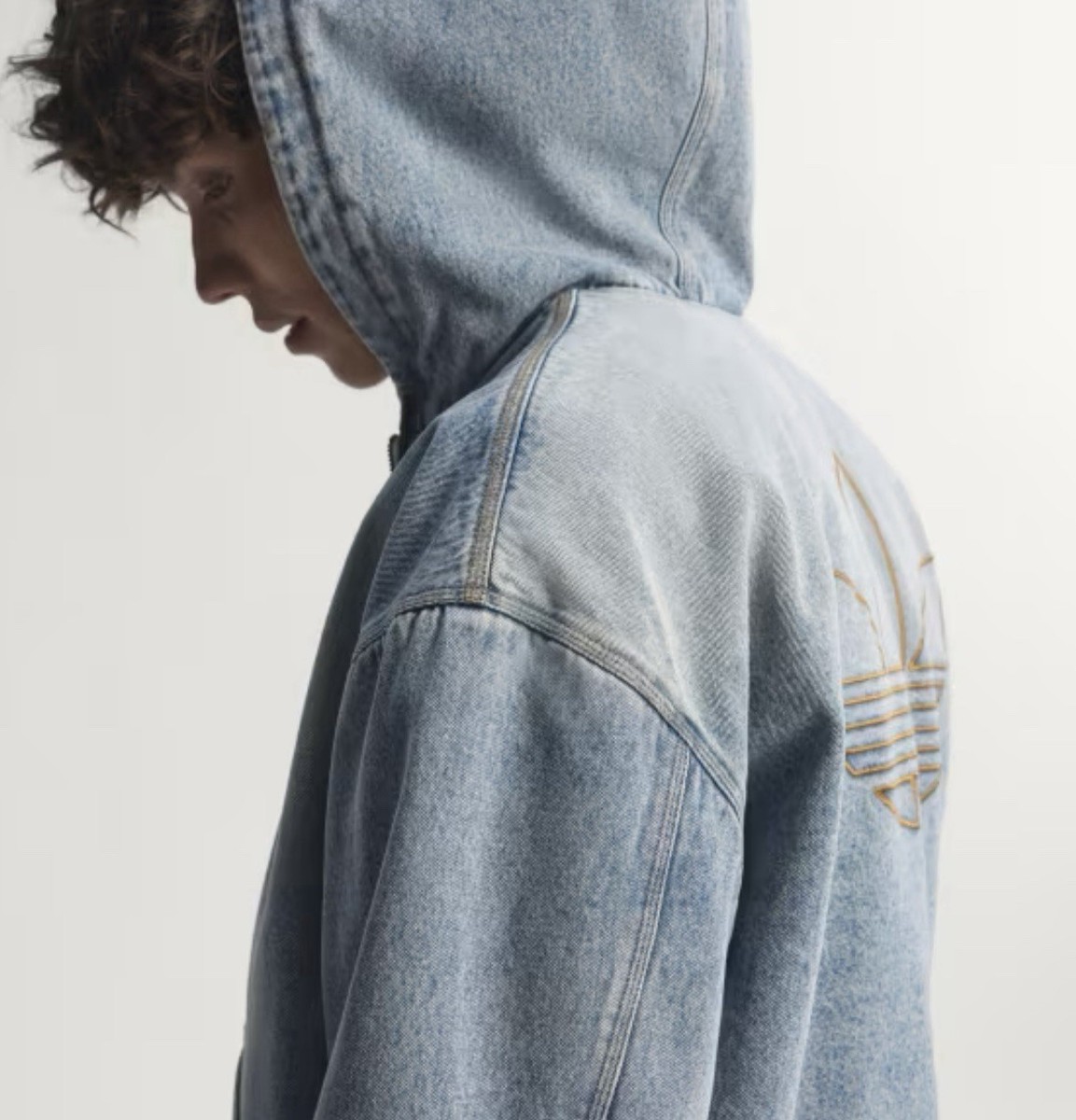 adidas⭐︎デニムパーカー adidas DENIM PADDED JACKET - Blue | Free Shipping with adiClub