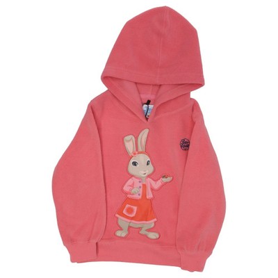 Peter Rabbit, Kapuzenpullover, Größe: 98, Pink, Polyester, Print, Fleece #Fas