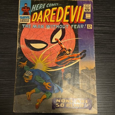 Daredevil #17 Spider-Man Appearance & 2nd Masked Marauder Marvel 1966
