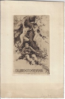 KURT LEYDE: Exlibris für Elsa und Otto Treumann