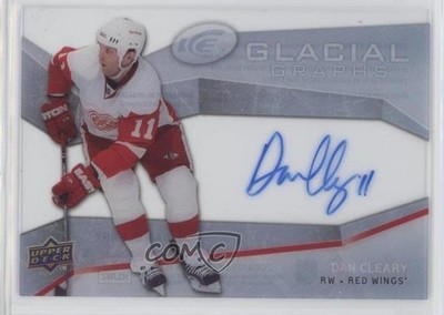 2008-09 Upper Deck Ice Glacial Graphs Daniel Cleary Dan Cleary #GG-DC Auto 2d8