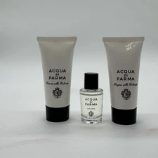 Acqua Di Parma Colonia EDT  5ML Mini New+ Acqua Di Parma Shower Gel  +body Cream