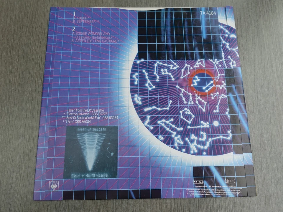 Earth Wind And Fire TOUCH 4 TRACK 12" UK P/S UNPLAYED B4 TODAY MINT - Image 3 of 4