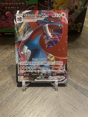 Salamence VMAX Ultra Rare SWSH03: Darkness Ablaze 144/189 LP 5ban Graphics