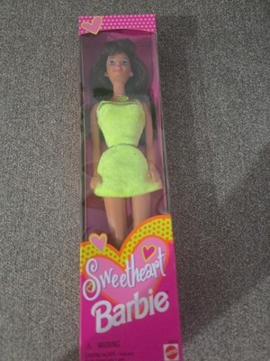 Sweetheart Barbie Doll Mattel #18610 Neon Green Dress New In Box