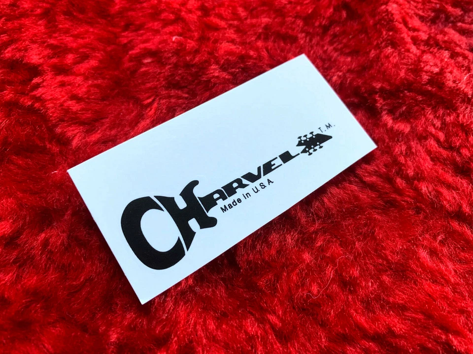 Charvel San Dimas водная горка наклейка шелкографический тип новый из старых запасов черный - Изображение 3 из 4