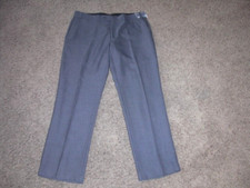 PERRY ELLIS Portfolio gray poly blend Flat Front Dress Pants 38x32 BRAND NEW